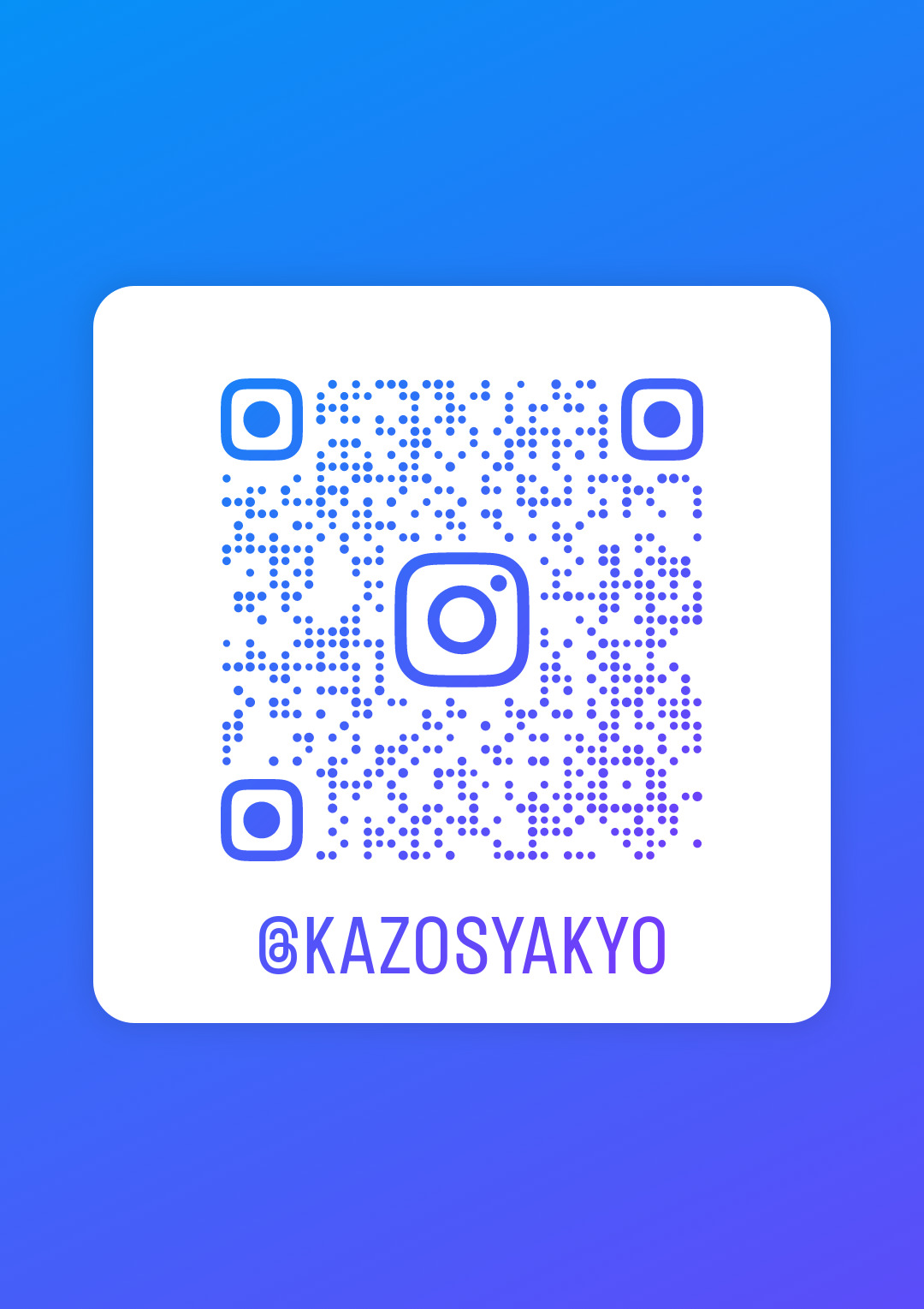 QRコード（Instagram）